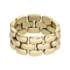 Bague Arden Watch Links en acier inoxydable doré