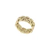 Bague Arden Watch Links en acier inoxydable doré