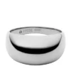 Bague à bande en acier inoxydable Ellis Domed Collection