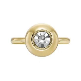 Bague centrale en laiton doré Bright Baubles