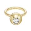 Bague centrale en laiton doré Bright Baubles