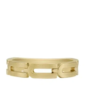 Bague à chaîne Heritage D-Link en acier inoxydable doré