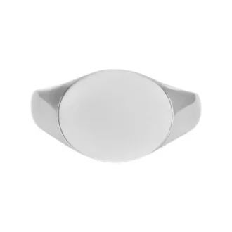 Bague chevalière Ellis en acier inoxydable