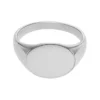 Bague chevalière Ellis en acier inoxydable