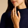 Bague chevalière Ellis en acier inoxydable doré