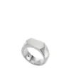 Bague chevalière empilable en acier inoxydable
