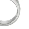 Bague chevalière empilable en acier inoxydable