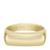 Bague chevalière Heritage D-Link Glitz en acier inoxydable doré