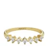 Bague classique en laiton doré Glitz Bague classique en laiton doré Glitz