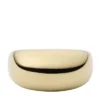 Bague Ellis Domed Collection en acier inoxydable doré