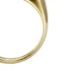 Bague Ellis Domed Collection en acier inoxydable doré