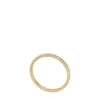 Bague Ellis Pavé Glitz en acier inoxydable doré