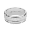 Bague en acier inoxydable avec texture moletée à la machine Bague en acier inoxydable avec texture moletée à la machine