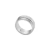 Bague en acier inoxydable avec texture moletée à la machine Bague en acier inoxydable avec texture moletée à la machine