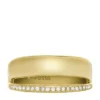 Bague en acier inoxydable doré Archival Glitz