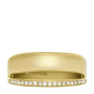 Bague en acier inoxydable doré Archival Glitz