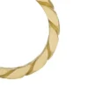 Bague Harlow à chaîne linéaire en acier inoxydable doré
