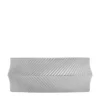 Bague Harlow en acier inoxydable à texture linéaire