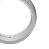 Bague Harlow en acier inoxydable à texture linéaire