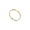Bague Harlow à texture linéaire en acier inoxydable doré Bague Harlow à texture linéaire en acier inoxydable doré