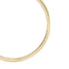 Bague Harlow à texture linéaire en acier inoxydable doré Bague Harlow à texture linéaire en acier inoxydable doré
