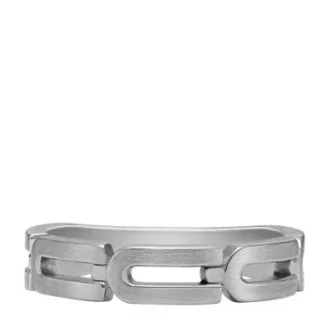 Bague Heritage à chaîne D-Link en acier inoxydable