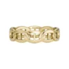 Bague Heritage D-Link en acier inoxydable doré Bague Heritage D-Link en acier inoxydable doré