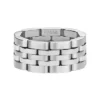 Bague à maillons Arden en acier inoxydable