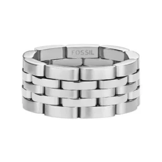 Bague à maillons Arden en acier inoxydable