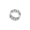 Bague à maillons Arden en acier inoxydable