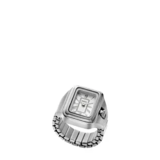 Bague-montre Raquel Acier inoxydable à deux aiguilles