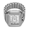 Bague-montre Raquel Acier inoxydable à deux aiguilles