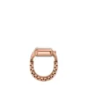 Bague-montre Raquel Deux aiguilles en acier inoxydable doré rose