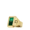 Bague-montre Raquel Montre à deux aiguilles en acier inoxydable doré