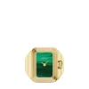 Bague-montre Raquel Montre à deux aiguilles en acier inoxydable doré