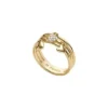 Bague pré-empilée Sutton Heartbeat en laiton doré Bague pré-empilée Sutton Heartbeat en laiton doré