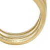 Bague Sadie All My Love en acier inoxydable doré avec cœur Bague Sadie All My Love en acier inoxydable doré avec cœur