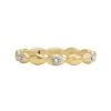 Bague Sutton Evil Eye en acier inoxydable doré