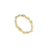 Bague Sutton Evil Eye en acier inoxydable doré