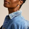 Boucles d&rsquo;oreilles Bright Baubles en coquillage blanc