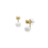 Boucles d&rsquo;oreilles Bright Baubles en coquillage blanc