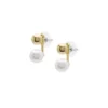Boucles d&rsquo;oreilles Bright Baubles en coquillage blanc