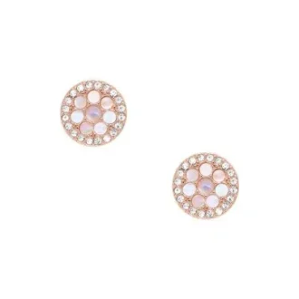 Boucles d&rsquo;oreilles clous en nacre mosaïque Merrit