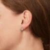 Boucles d&rsquo;oreilles clous en nacre mosaïque Merrit