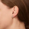 Boucles d&rsquo;oreilles clous en nacre mosaïque Merrit