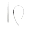 Boucles d&rsquo;oreilles créoles Ellis en acier inoxydable