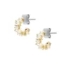 Boucles d&rsquo;oreilles créoles Ellis en laiton doré aux formes variées