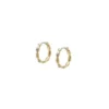 Boucles d’oreilles créoles en acier inoxydable doré Sutton Evil Eye Boucles d’oreilles créoles en acier inoxydable doré Sutton Evil Eye