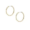 Boucles d’oreilles créoles en acier inoxydable doré Sutton Evil Eye Boucles d’oreilles créoles en acier inoxydable doré Sutton Evil Eye