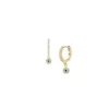 Boucles d’oreilles créoles en laiton Sutton Evil Eye Boucles d’oreilles créoles en laiton Sutton Evil Eye